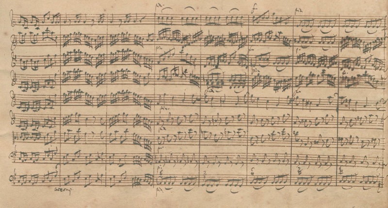 2. Brandenburgisches Konzert Notenbeispiel Bach